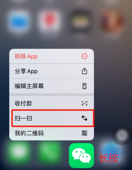 江油苹果手机维修分享iPhone 15如何快速打开扫一扫 