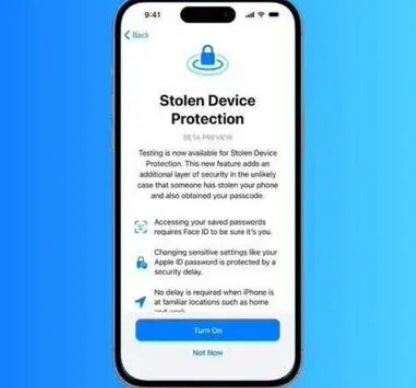 江油苹果授权维修店分享被盗设备保护功能开启方法 