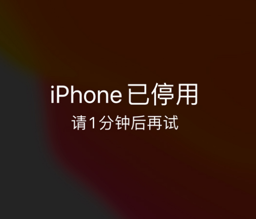 江油苹果手机维修分享:iPhone 显示“不可用”或“已停用”怎么办？还能保留数据吗？ 