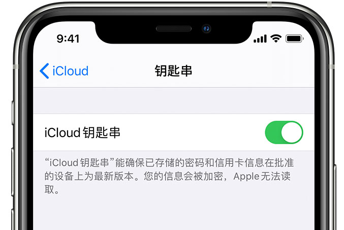 江油苹果手机维修分享在 iPhone 上开启 iCloud 钥匙串之后会储存哪些信息 