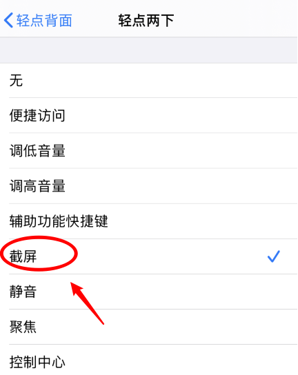 江油苹果手机维修分享iPhone12如何启用双击截屏 